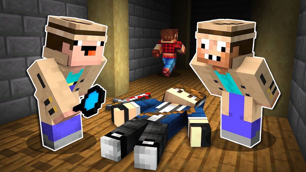 НУБ И ПРО В ПОИСКАХ МАНЬЯКА В МАЙНКРАФТ ! НУБИК И ТРОЛЛИНГ ЛОВУШКА MINECRAFT смотреть онлайн