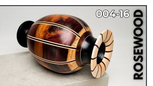 Сегментное точение Вазы Необычная токарка по дереву своими  руками №004_16