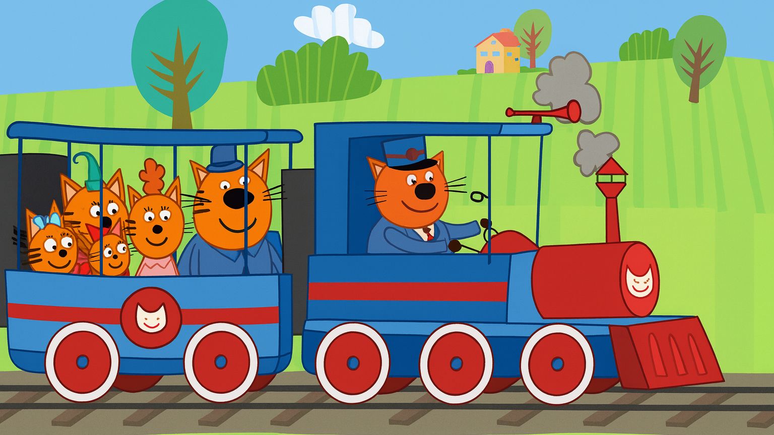 Три Кота — Мультфильм для Детей | Поездка в Питербург| Три Кота Мультик Смотреть | Развивающая Игра смотреть онлайн