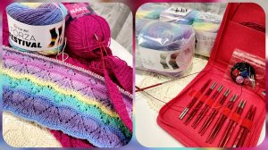 Процессы вяжутся🧶Покупки делаются😅 Набор спиц🧶