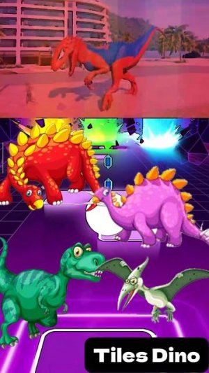 КТО САМЫЙ КРУТОЙ? - Мультики про Динозавров уровень 79 | МУЛЬТФИЛЬМЫ ДИНОЗАВРЫ в Tiles Hop
