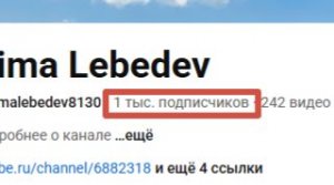 У меня тысячи подписчиков на Ютубе