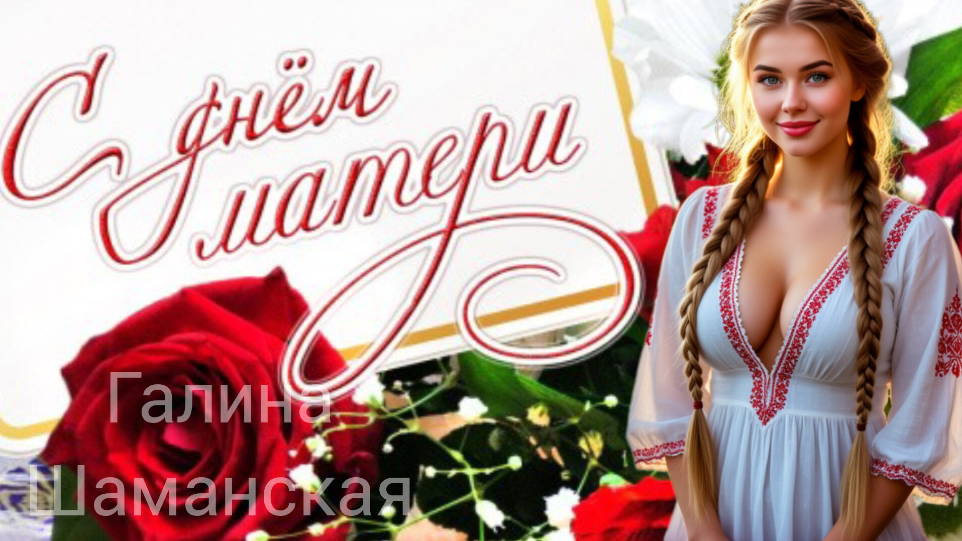 Поздравляю С ДНЁМ МАТЕРИ Желаю Мира Добра и Счастья! Музыкальное поздравление смотреть онлайн