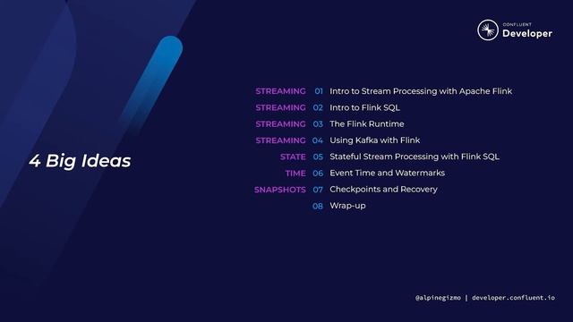 STR25_02 Introduction Apache Flink смотреть онлайн