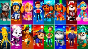 Мультики для Детей Щенячий Патруль Tiles Hop - ГОНЩИК, СКАЙ, РАЙДЕР, ЗУМА, ЛИБЕРТИ