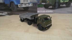 Обзор модели Маз-504 п/п Маз-5232в, масштаб 1:43, "АИСТ","Autotime".