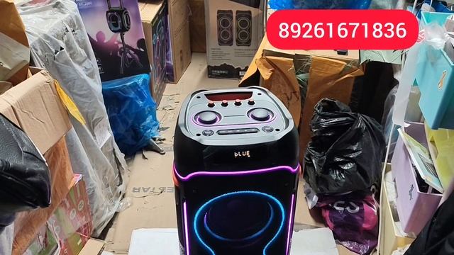 БОЛЬШАЯ НАПОЛЬНАЯ КОЛОНКА 3000 W с 6 Динамиками и 2 Микрофонами 🔥 Мини Обзор в Рыбинск ✅ смотреть онлайн