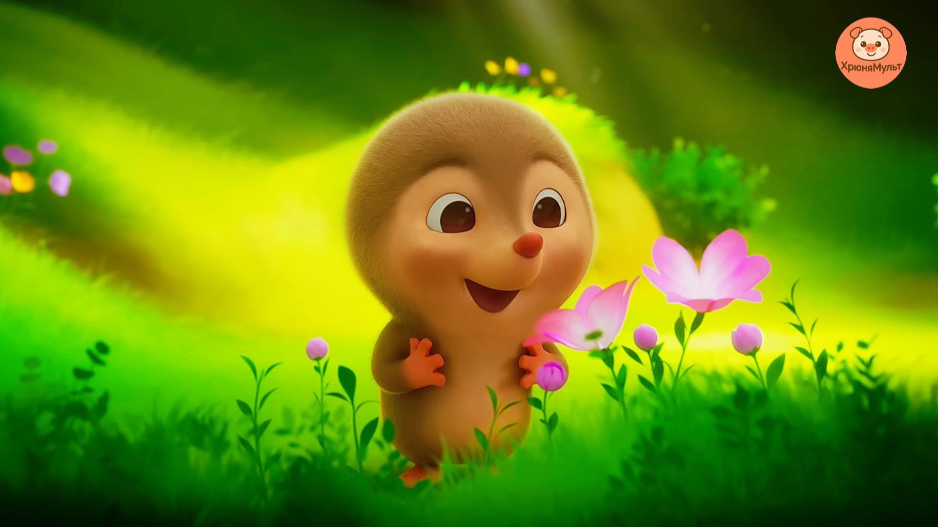 КРОХА-КРОТ и полевые цветы, мультики