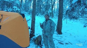 ОТКРЫТИЕ КАПКАНОВ. ПОСТАВИЛ ПАЛАТКУ.