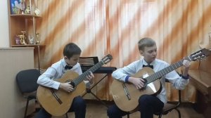 :Дуэт гитаристов: Кондратьев Б.-Бусыгин А. ДШИ № 7 г. Йоошкар-Олы