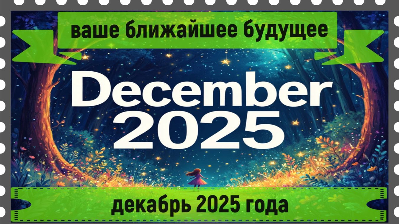 Ваше ближайшее будущее - декабрь 2025 года.