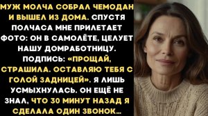 Муж молча собрал чемодан и ушел из дома. Спустя полчаса он прислал фото, как в самолёте целует...