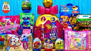 Сюрприз Mix!VIP PETS CELEBRIPETS,Minecraft,Стич,Щенячий Патруль,Гача Еда,Kinder Suprpise unboxing