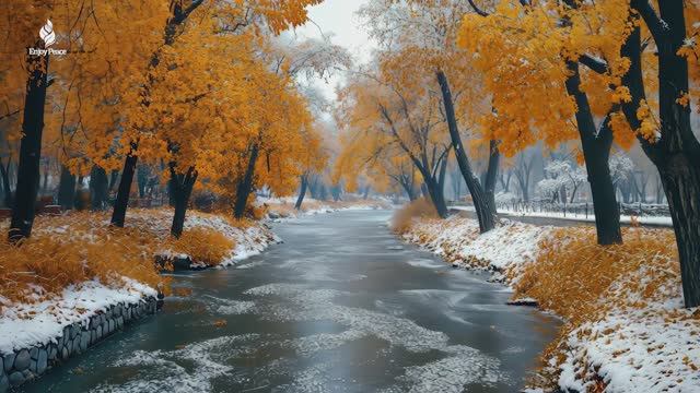 Успокаивающая ноябрьская снежная музыка – Умиротворяющая, успокаивающая и снимающая стресс смотреть онлайн