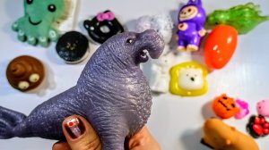 АСМР распаковка сквишей и антистрессов 🥰 Таба СКВИШИ лапки 🐾 приятные звуки АСМР 👀 режу СКВИШИ