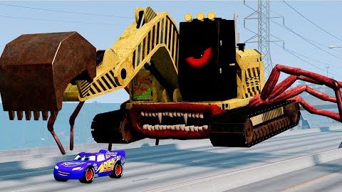 Эпический побег от Пожирателя Молний Маккуина, Пожирателя Экскаваторов, Пожирателя Двигатель Мэтра смотреть онлайн