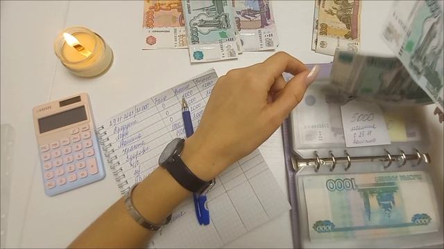 #3 Распределение бюджета по конвертам. Прекрасная новость. З/п мужа 20000 т.р. смотреть онлайн