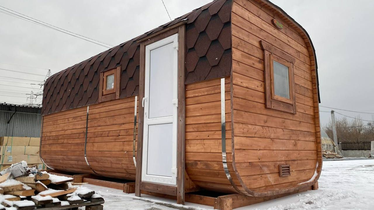 Обзор бани квадро 5 метров ☺️