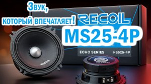 Звук, который впечатляет! Recoil MS525-4P