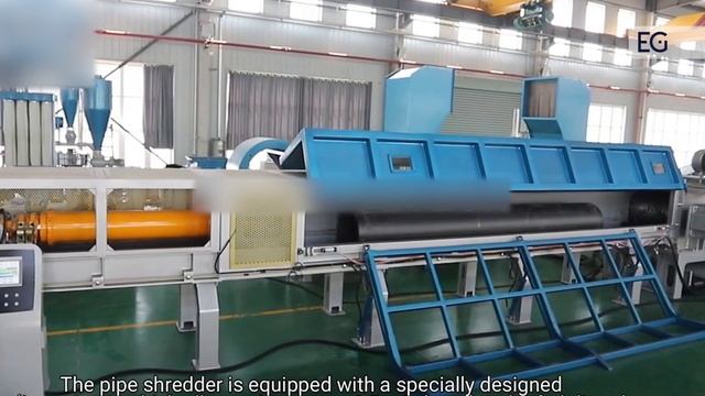 Шредер для измельчения труб из ПНД большого диаметра PNGS-1600 смотреть онлайн