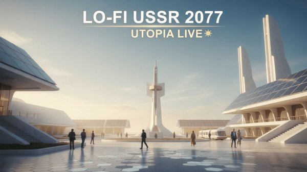 ✨ Utopian Sovietwave Live — Lo-Fi / Retro Sci-Fi / Synth Noir |