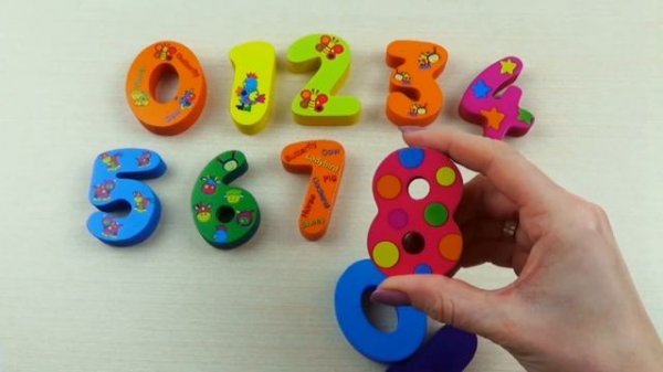 Fun learning of numbers from 0 to 9
