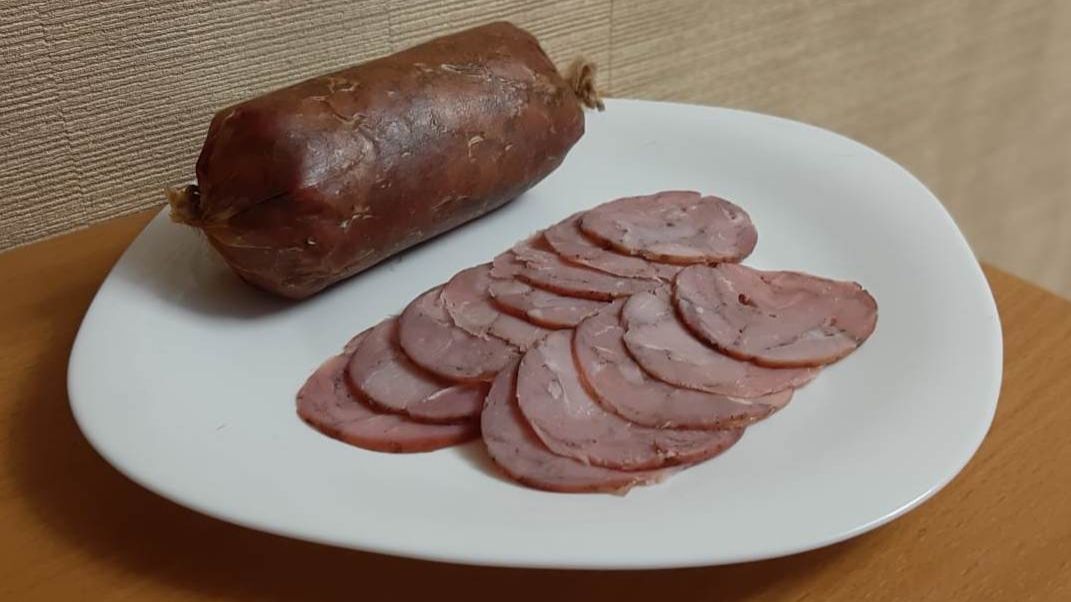 Ветчина в коптильне