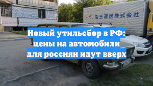 Новый утильсбор в РФ: цены на автомобили для россиян идут вверх