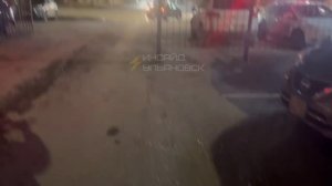 🚓🚗Последствия после тарана ворот на Нариманова, 38