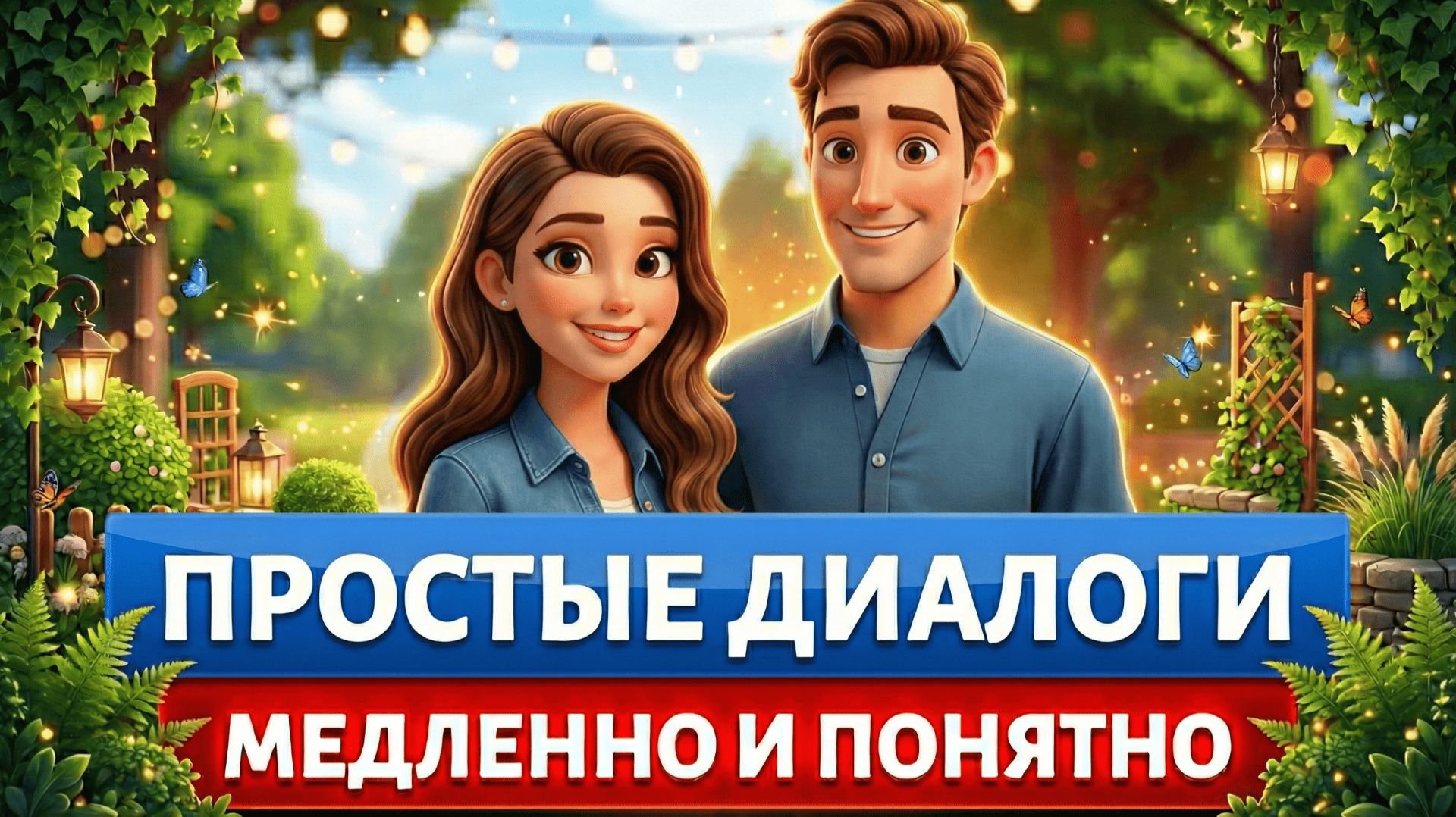 🔥Начни понимать английский на слух! Мультик с ПРОСТЫМИ ДИАЛОГАМИ на английском языке для начинающих смотреть онлайн