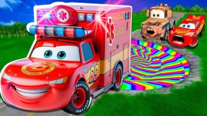 Машинки летают и прыгают! Развивающие мультики Машины помощники. Мультфильмы про машинки