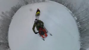 Электроснегоход Сириус, тест драйв