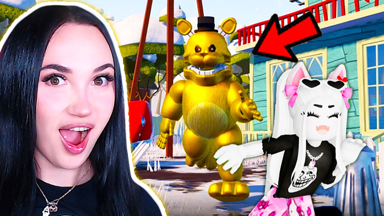 🤪МИШКА ФРЕДДИ ТЕПЕРЬ МОЙ СОСЕД в РОБЛОКСЕ...