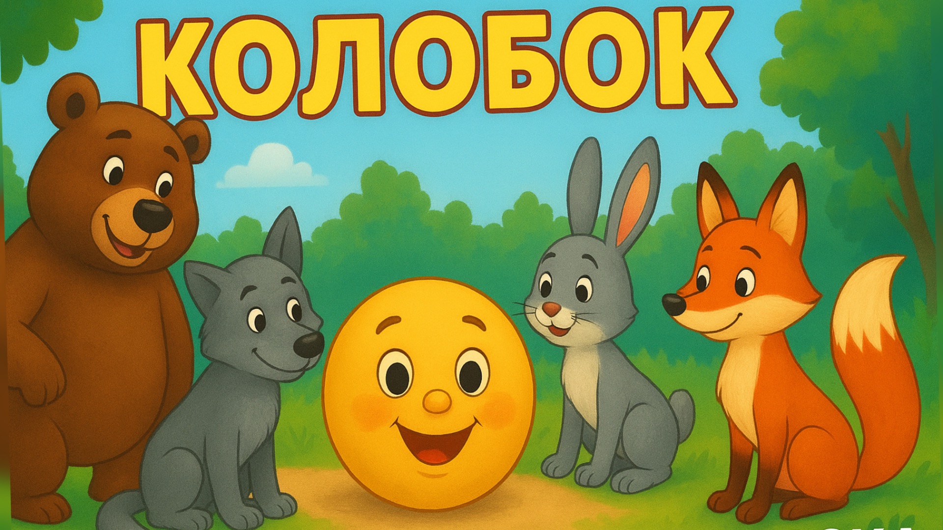 Колобок — аудиосказка для детей | Русская народная сказка 🟡✨ смотреть онлайн