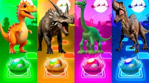 Coffin Dance Динозавры 245 уровень - Мультики про Динозавров | МУЛЬТФИЛЬМЫ ДИНОЗАВРЫ в Tiles Hop