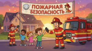 Детская обучающая песня о пожарной безопасности. Для детей 3–8 лет и их родителей