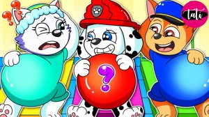 Щенячий патруль и Маршалл. Залипательное видео. Мультфильм для детей и малышей. Анимация