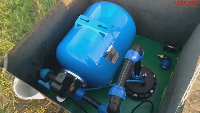Обустройство скважины на воду. Монтаж насоса и автоматики. Короб для скважины. Насос Вихрь СН-60.