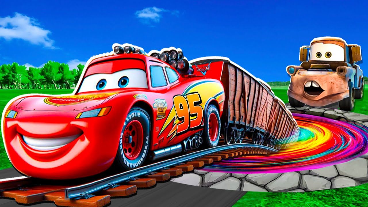 Машинки летают и прыгают! Развивающие мультики Машины помощники. Мультфильмы про машинки смотреть онлайн