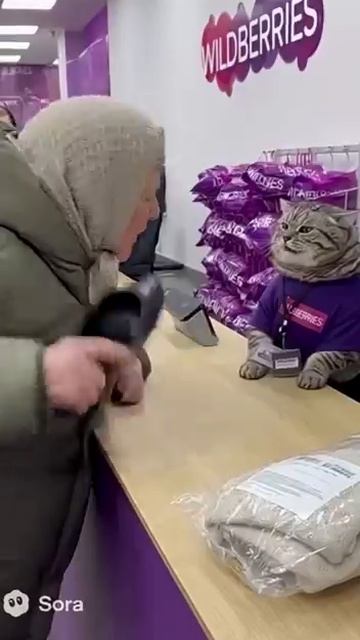 Кошка работает в вайлдберис смотреть онлайн