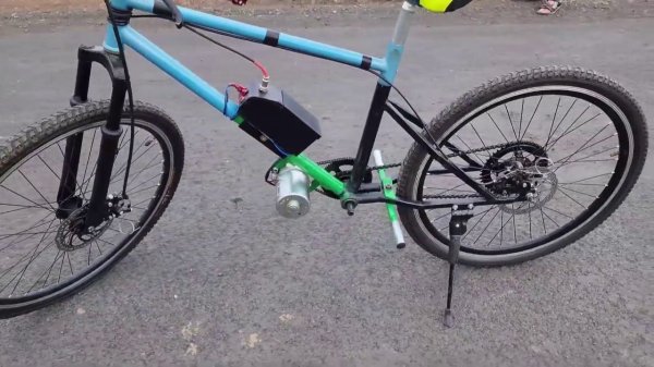 Как сделать электровелосипед на автомобильном стартере