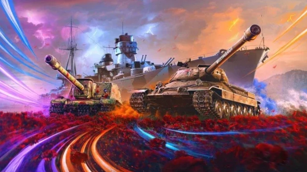 Играем в Tanks blitz.(64)