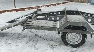 Прицеп для перевозки болотохода, вездехода