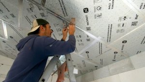 🏡Необычный способ ПАРО-ТЕПЛОИЗОЛЯЦИИ потолка PIR плитами / Строю дом для своей семьи