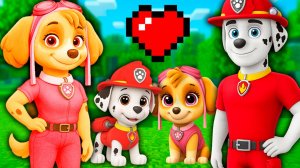 СКАЙ и МАРШАЛ РОДИЛИ СЫНА и ДОЧКУ В МАЙНКРАФТЕ