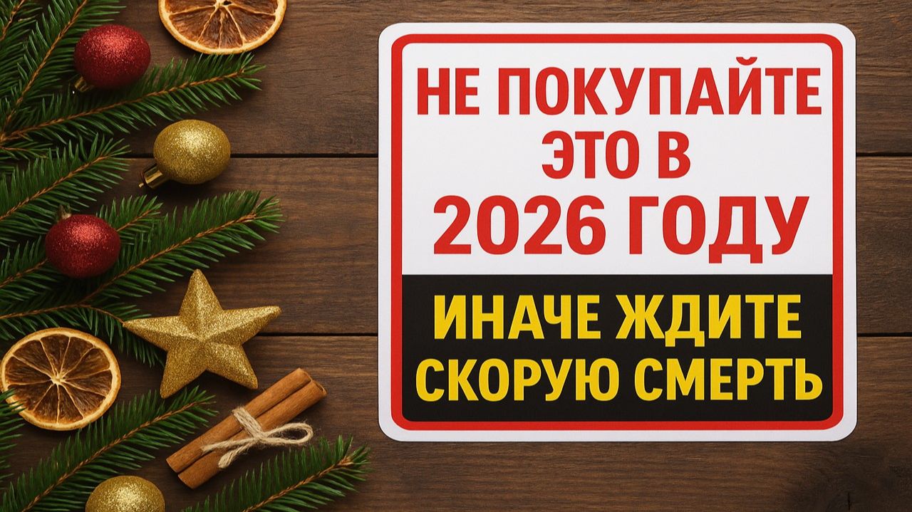 Вещи, которые запрещено покупать в 2026 году. Не приносите это в дом. Народные приметы смотреть онлайн