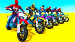 Мультфильмы про спортивные мотоциклы. Мультфильмы для малышей. Мультфильмы для детей.