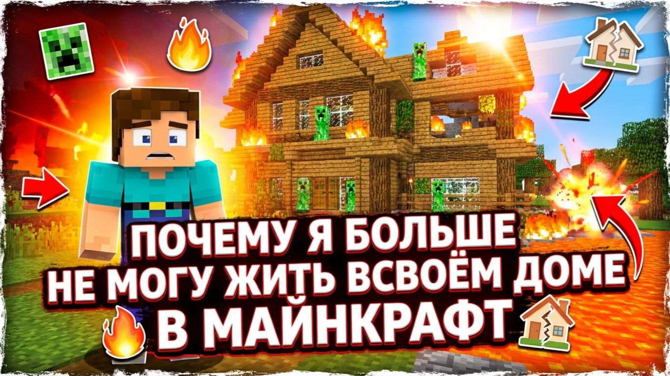 ПОЧЕМУ Я БОЛЬШЕ НЕ МОГУ ЖИТЬ В
СВОЁМ ДОМЕ В МАЙНКРАФТ | Компот
Minecraft смотреть онлайн