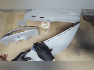 Хонда Дио 27 покраска пластика своими руками / Honda Dio 27 DIY plastic painting