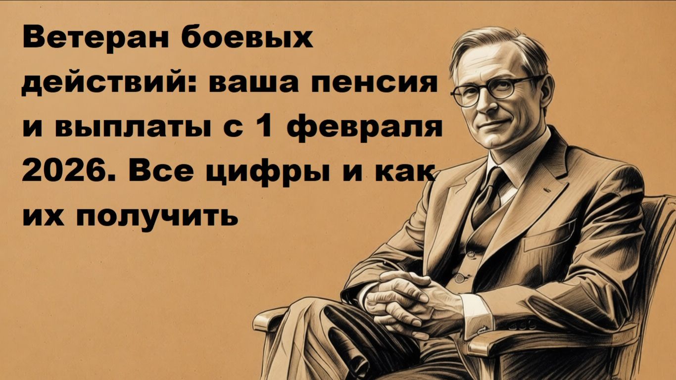 Пенсия ветеранам боевых действий (ВБД) в 2026 году смотреть онлайн